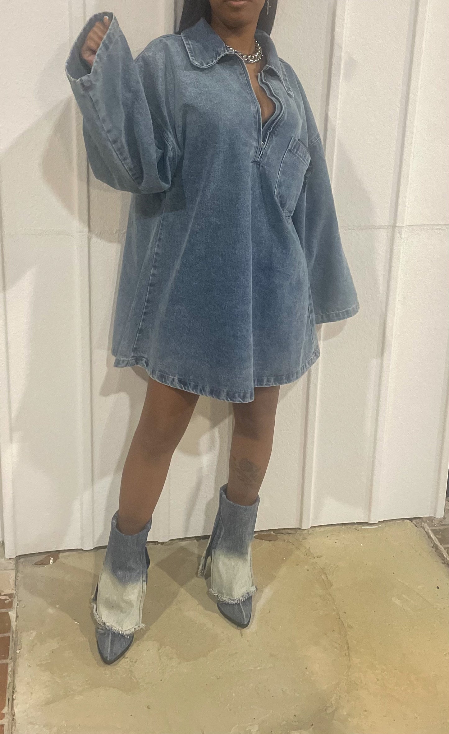 Oversized Jean Mini